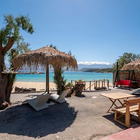 Sea And Sun Metaxy Mas, Brand-New, Beachfront ! Chania  Buitenkant foto
