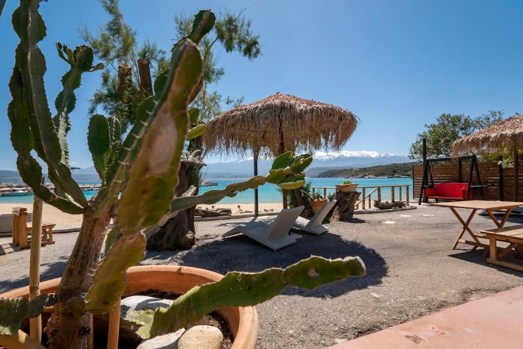 Sea And Sun Metaxy Mas, Brand-New, Beachfront ! Chania  Buitenkant foto